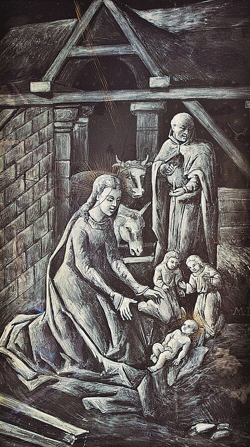 Nativity of Jesus, 1563, Martin Didier Pape