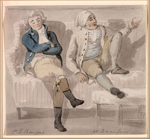 Noel Desenfans and Sir Francis Bourgeois, 1805, Paul Sandby