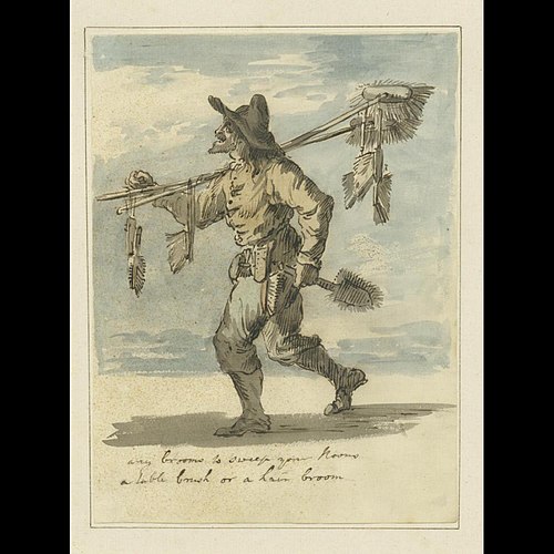 any brooms to sweep your Rooms, 1759, Paul Sandby