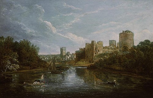 Pembroke Castle, 1808, Paul Sandby