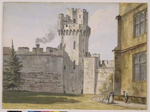 Warwick Castle  - Caesar's Tower, 1775, Paul Sandby