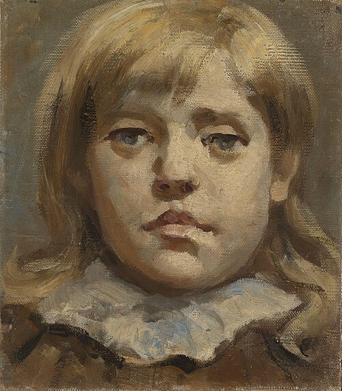 Portrait of Johanna, the Artist's Sister, 1887, Halfdan Egedius
