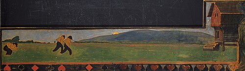 Out to visit the Lasses, 1895, Halfdan Egedius