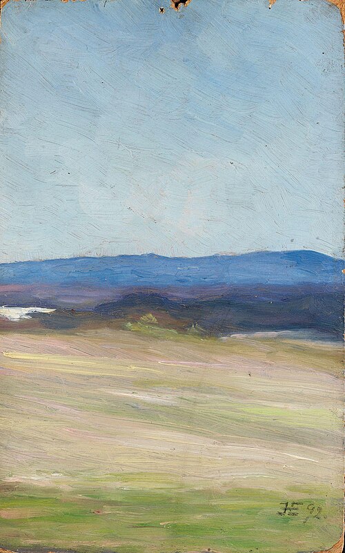 Summer Night, Telemark, 1892, Halfdan Egedius