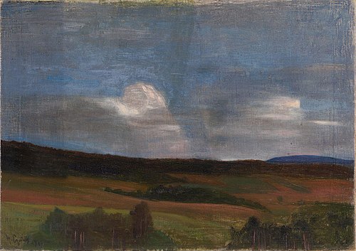 Thunder Clouds, 1896, Halfdan Egedius