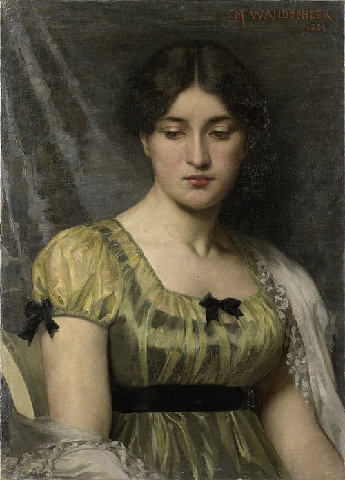 Portrait d'une femme, 1886, Marie Wandscheer
