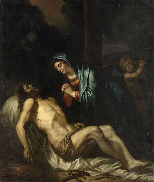 The lamentation over the dead Christ, 1661, Jan Thomas van Ieperen