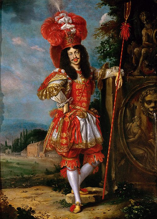 Leopold I as Acis in the play "La Galatea", 1667, Jan Thomas van Ieperen