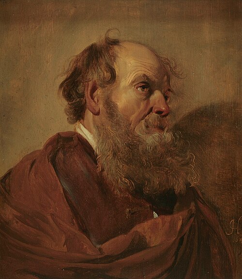 Portrait of a Greybeard, 1647, Cornelis Holsteyn