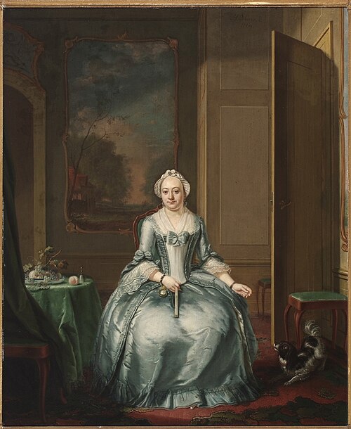 Portrait of a woman, 1769, Hendrik Pothoven