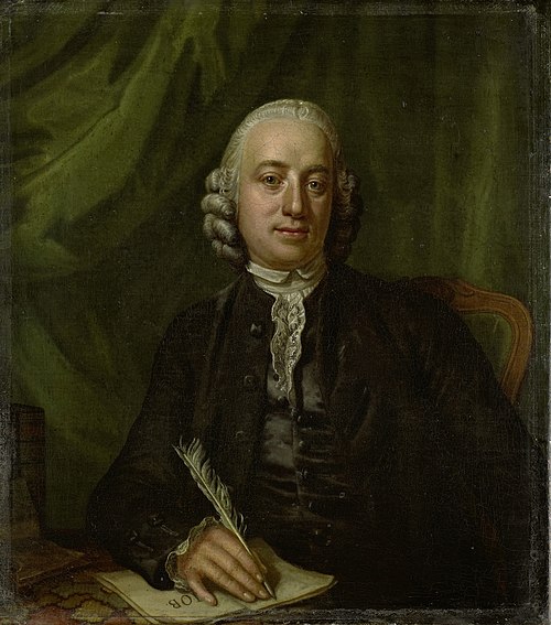 Portrait of Pieter Meijer, publisher and bookseller of Amsterdam, 1750, Hendrik Pothoven