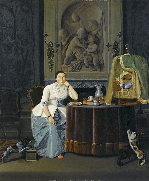 Portrait of a woman, 1773, Hendrik Pothoven