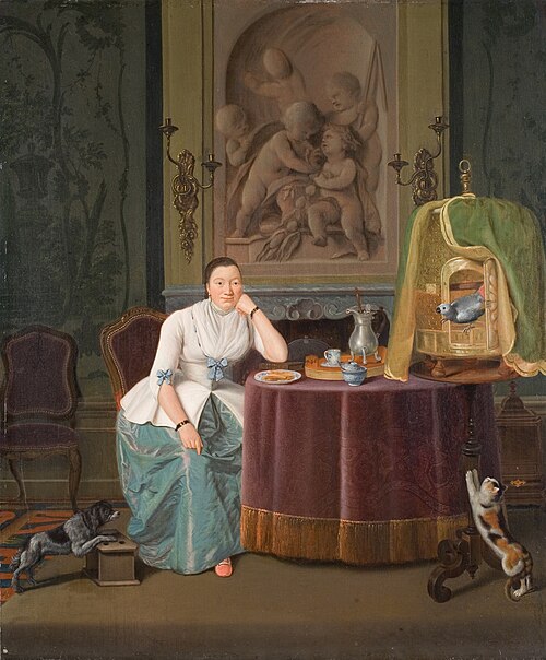 Dame in interieur, , Hendrik Pothoven
