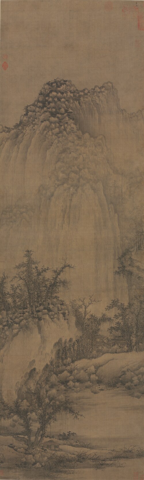 Buddhist Retreat by Stream and Mountains, , Juran