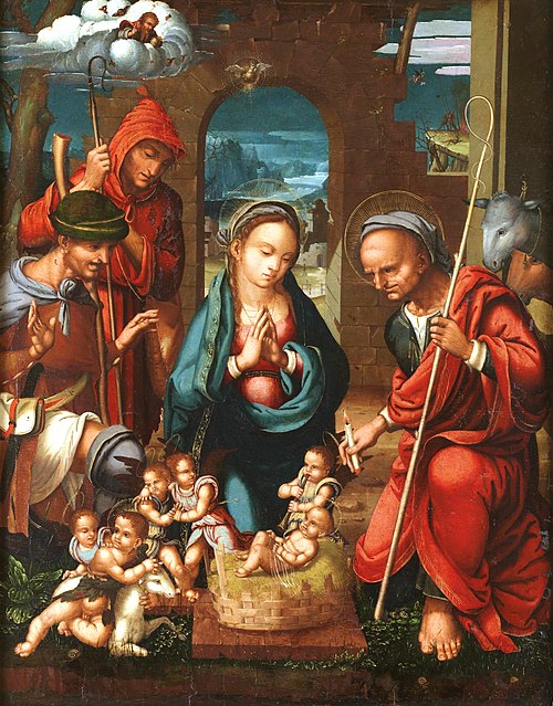 Adoration of the Shepherds, 1539, Felipe Pablo de San Leocadio