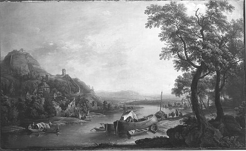 Flusslandschaft, 1756, Franz Hochecker
