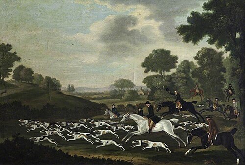 Hunting Scene: Hounds in Full Cry, 1737, James Seymour