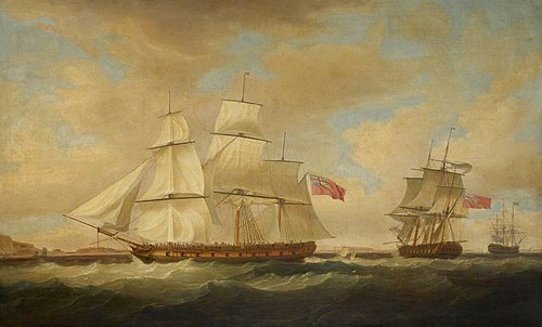 The East Indiaman Warren Hastings, , Thomas Whitcombe