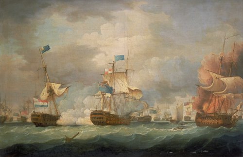The Battle of Camperdown, 11 October 1797, 1798, Thomas Whitcombe