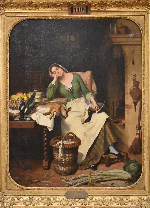 La Pie voleuse, 1840, Jean Jalabert