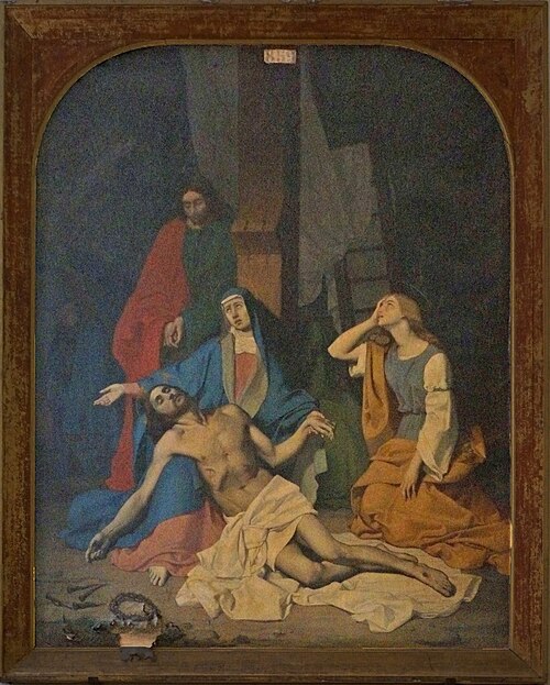 Déploration du Christ, 1847, Jean Jalabert