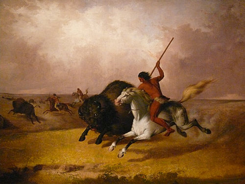 Buffalo Hunt on the Southwestern Plains, 1845, John Mix Stanley