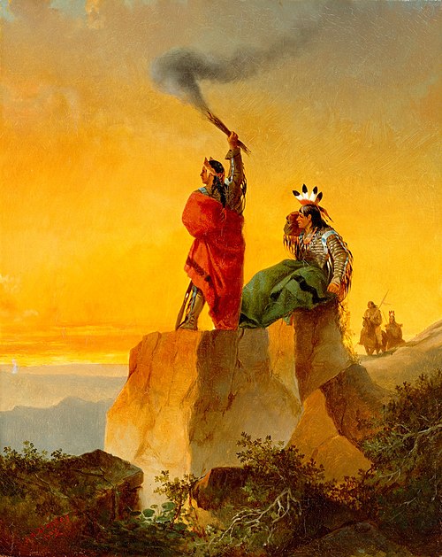 Indian Telegraph, 1860, John Mix Stanley