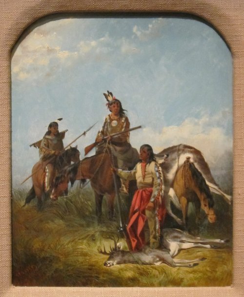 Indians Hunting, 1867, John Mix Stanley