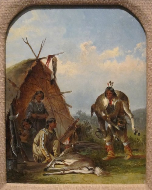 Indians with Deer, 1867, John Mix Stanley