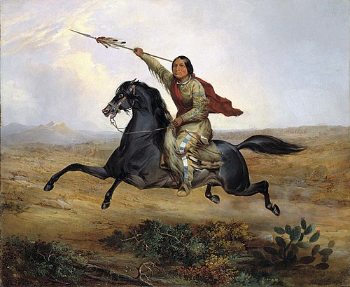 Ko-rak-koo-kiss, a Towoccono Warrior, 1844, John Mix Stanley