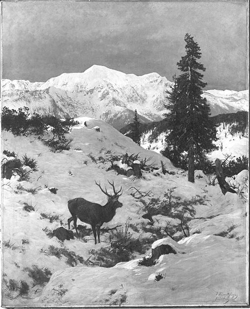 Bergeinsamkeit, 1902, Josef Schmitzberger