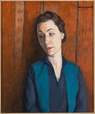 La femme en bleu, 1928, Albert Marquet
