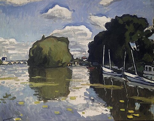 La Seine à Poissy, 1908, Albert Marquet