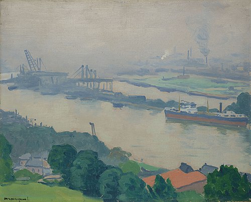 La Seine à Croisset (près de Rouen), , Albert Marquet