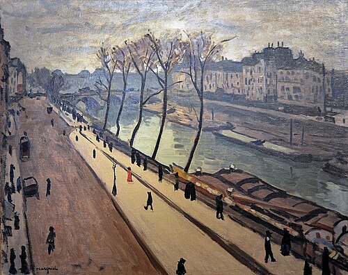 La Seine vue du quai des Grands-Augustins, 1906, Albert Marquet