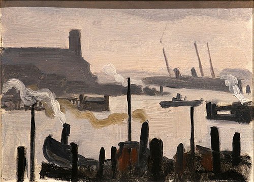Le Port de Hambourg, 1909, Albert Marquet