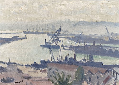 Le Port d'Alger, 1900, Albert Marquet