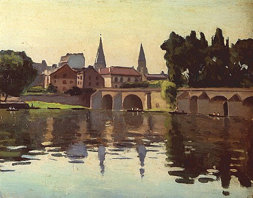 Le Pont de Poissy, 1925, Albert Marquet