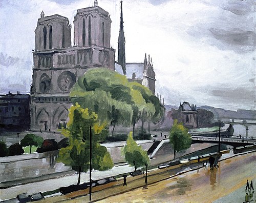 Notre-Dame par temps gris, 1947, Albert Marquet