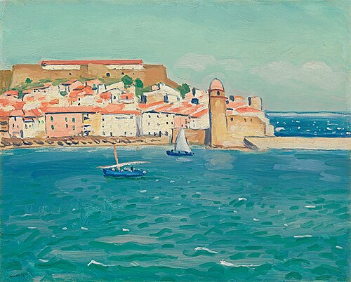 Mer agitée à Collioure, 1940, Albert Marquet