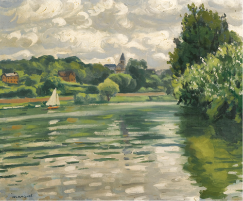 Voile sur la Seine, 1931, Albert Marquet