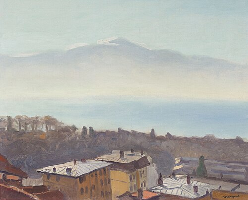 Les toits d'Ouchy et le Léman, , Albert Marquet
