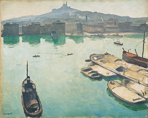 Le port de Marseille, 1916, Albert Marquet