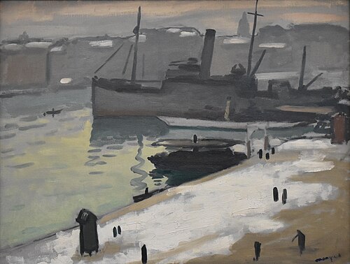 Le port de Marseille, 1916, Albert Marquet