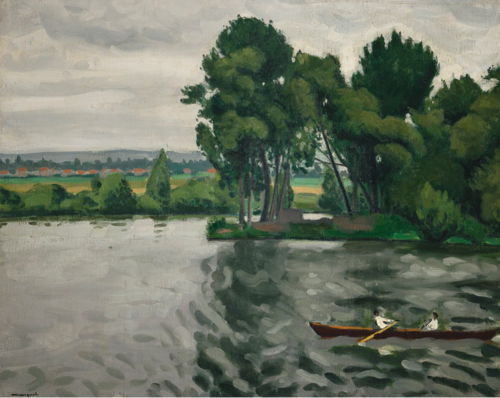 BORD DE SEINE À POISSY, , Albert Marquet