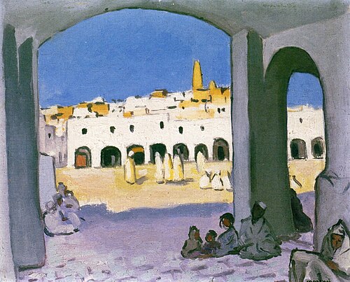 Ghardaïa, les arcades, 1920, Albert Marquet