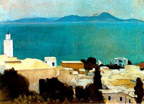 Minaret à Sidi Bou Saïd, 1923, Albert Marquet