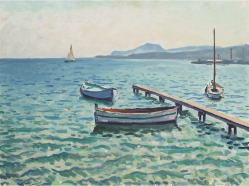 BRISE À PORQUEROLLES, 1939, Albert Marquet