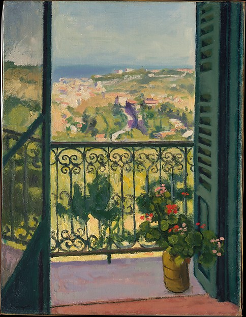 Vue depuis un balcon, 1945, Albert Marquet