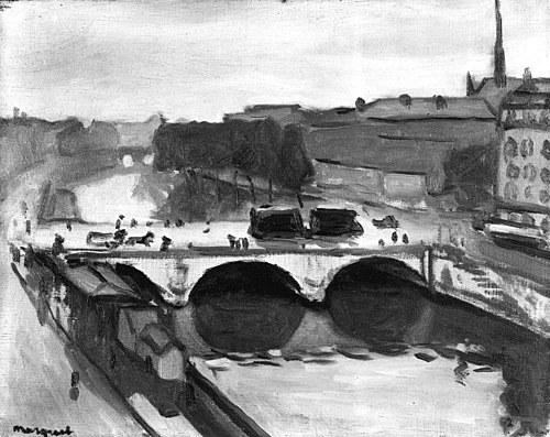 Le pont Saint-Michel (AIC), 1910, Albert Marquet